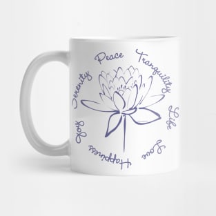 Blue Lotus Serenity Mug